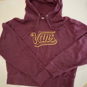 Vans Women's Maroon Hoodie